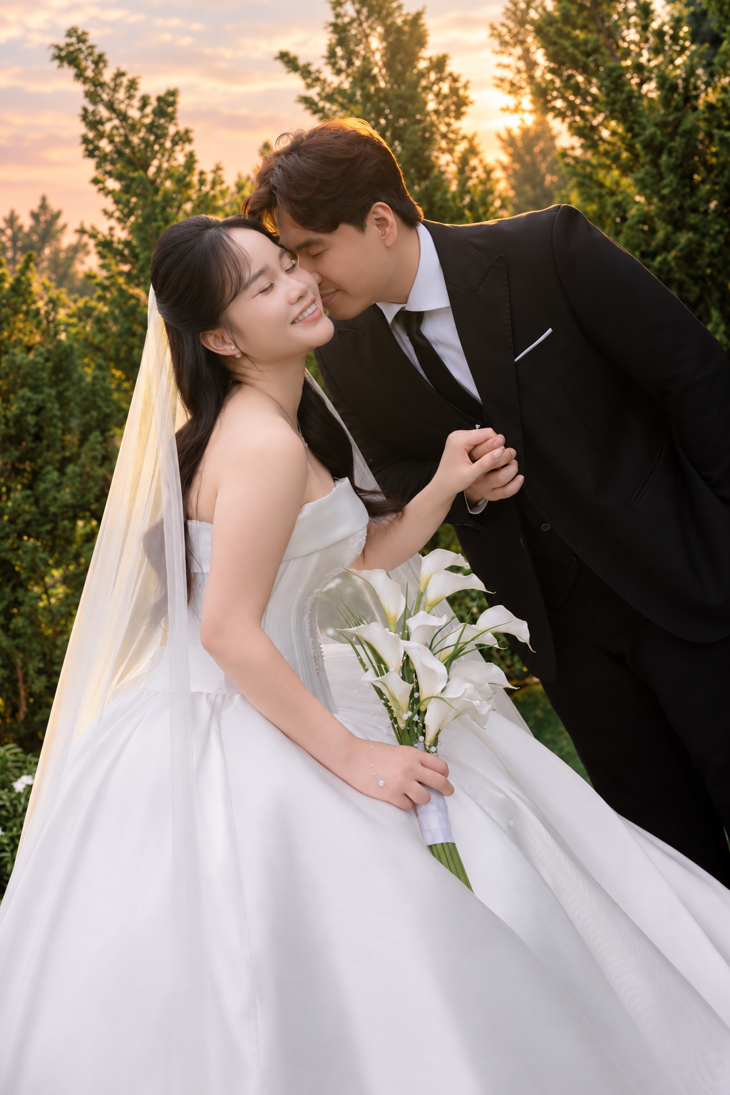 Ảnh cưới lãng mạn